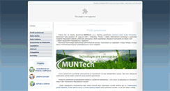 Desktop Screenshot of muntech.sk
